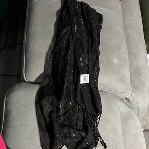 Black and Gold Scarf